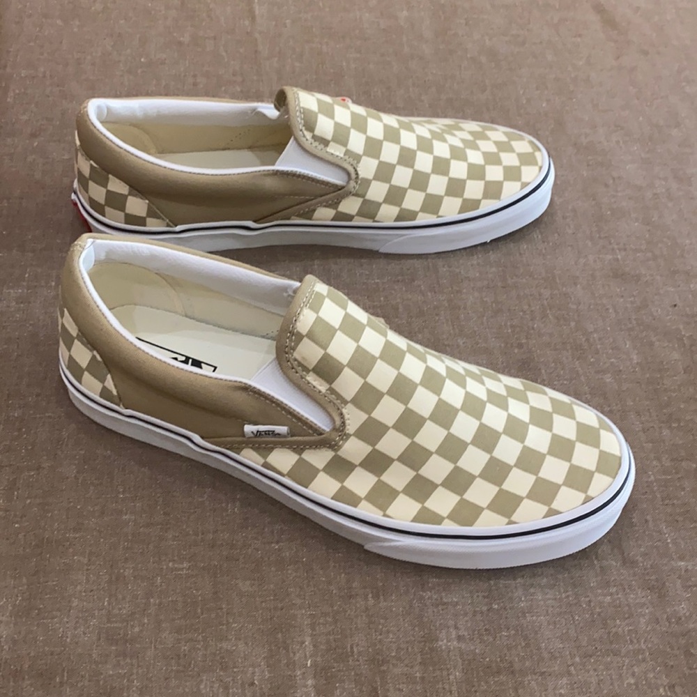 New Vans Classic Slip On Incense/True White